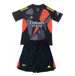 Fotbollsset Barn Arsenal Målvakt Tredje Tröja 2024-25 Mini-Kit Kortärmad (+ korta byxor)