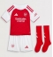 Fotbollsset Barn Arsenal Martin Odegaard #8 Hemmatröja 2025-26 Mini-Kit Kortärmad (+ korta byxor)
