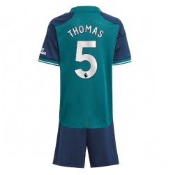 Fotbollsset Barn Arsenal Thomas Partey #5 Tredje Tröja 2023-24 Mini-Kit Kortärmad (+ korta byxor)
