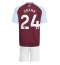 Fotbollsset Barn Aston Villa Amadou Onana #24 Hemmatröja 2024-25 Mini-Kit Kortärmad (+ korta byxor)
