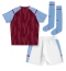 Fotbollsset Barn Aston Villa Hemmatröja 2023-24 Mini-Kit Kortärmad (+ korta byxor)
