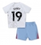Fotbollsset Barn Aston Villa Moussa Diaby #19 Bortatröja 2023-24 Mini-Kit Kortärmad (+ korta byxor)