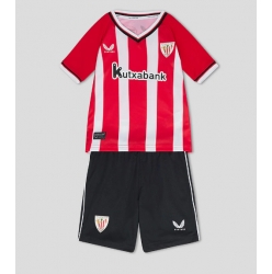 Fotbollsset Barn Athletic Bilbao Hemmatröja 2023-24 Mini-Kit Kortärmad (+ korta byxor)
