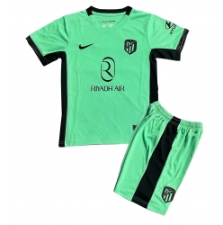 Fotbollsset Barn Atletico Madrid Tredje Tröja 2023-24 Mini-Kit Kortärmad (+ korta byxor)