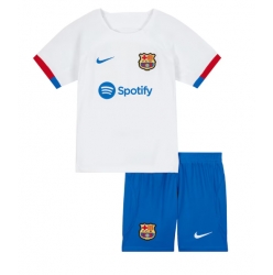 Fotbollsset Barn Barcelona Bortatröja 2023-24 Mini-Kit Kortärmad (+ korta byxor)