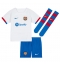 Fotbollsset Barn Barcelona Frenkie de Jong #21 Bortatröja 2023-24 Mini-Kit Kortärmad (+ korta byxor)