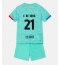 Fotbollsset Barn Barcelona Frenkie de Jong #21 Tredje Tröja 2023-24 Mini-Kit Kortärmad (+ korta byxor)