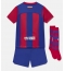 Fotbollsset Barn Barcelona Hemmatröja 2023-24 Mini-Kit Kortärmad (+ korta byxor)
