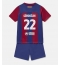 Fotbollsset Barn Barcelona Ilkay Gundogan #22 Hemmatröja 2023-24 Mini-Kit Kortärmad (+ korta byxor)