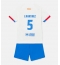 Fotbollsset Barn Barcelona Inigo Martinez #5 Bortatröja 2023-24 Mini-Kit Kortärmad (+ korta byxor)