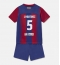 Fotbollsset Barn Barcelona Inigo Martinez #5 Hemmatröja 2023-24 Mini-Kit Kortärmad (+ korta byxor)