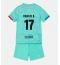 Fotbollsset Barn Barcelona Marcos Alonso #17 Tredje Tröja 2023-24 Mini-Kit Kortärmad (+ korta byxor)