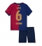 Fotbollsset Barn Barcelona Paez Gavi #6 Hemmatröja 2024-25 Mini-Kit Kortärmad (+ korta byxor)