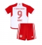 Fotbollsset Barn Bayern Munich Harry Kane #9 Hemmatröja 2023-24 Mini-Kit Kortärmad (+ korta byxor)