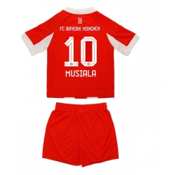 Fotbollsset Barn Bayern Munich Jamal Musiala #10 Hemmatröja 2025-26 Mini-Kit Kortärmad (+ korta byxor)