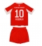 Fotbollsset Barn Bayern Munich Jamal Musiala #10 Hemmatröja 2025-26 Mini-Kit Kortärmad (+ korta byxor)