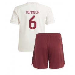 Fotbollsset Barn Bayern Munich Joshua Kimmich #6 Tredje Tröja 2023-24 Mini-Kit Kortärmad (+ korta byxor)