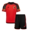 Fotbollsset Barn Belgien Hemmatröja VM 2022 Mini-Kit Kortärmad (+ korta byxor)