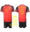 Fotbollsset Barn Belgien Jan Vertonghen #5 Hemmatröja VM 2022 Mini-Kit Kortärmad (+ korta byxor)