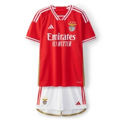Fotbollsset Barn Benfica Hemmatröja 2023-24 Mini-Kit Kortärmad (+ korta byxor)