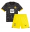 Fotbollsset Barn Borussia Dortmund Bortatröja 2023-24 Mini-Kit Kortärmad (+ korta byxor)