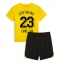 Fotbollsset Barn Borussia Dortmund Emre Can #23 Hemmatröja 2023-24 Mini-Kit Kortärmad (+ korta byxor)