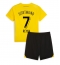 Fotbollsset Barn Borussia Dortmund Giovanni Reyna #7 Hemmatröja 2023-24 Mini-Kit Kortärmad (+ korta byxor)