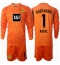 Fotbollsset Barn Borussia Dortmund Gregor Kobel #1 Målvakt Tredje Tröja 2024-25 Mini-Kit Långärmad (+ korta byxor)