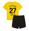 Fotbollsset Barn Borussia Dortmund Karim Adeyemi #27 Hemmatröja 2023-24 Mini-Kit Kortärmad (+ korta byxor)