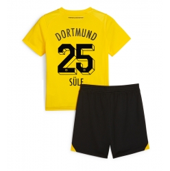 Fotbollsset Barn Borussia Dortmund Niklas Sule #25 Hemmatröja 2023-24 Mini-Kit Kortärmad (+ korta byxor)