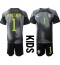 Fotbollsset Barn Brasilien Alisson Becker #1 Målvakt Hemmatröja VM 2022 Mini-Kit Kortärmad (+ korta byxor)