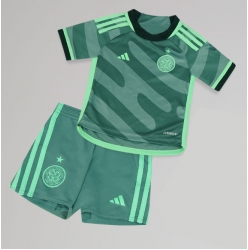 Fotbollsset Barn Celtic Tredje Tröja 2023-24 Mini-Kit Kortärmad (+ korta byxor)