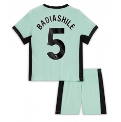 Fotbollsset Barn Chelsea Benoit Badiashile #5 Tredje Tröja 2023-24 Mini-Kit Kortärmad (+ korta byxor)