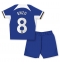 Fotbollsset Barn Chelsea Enzo Fernandez #8 Hemmatröja 2023-24 Mini-Kit Kortärmad (+ korta byxor)