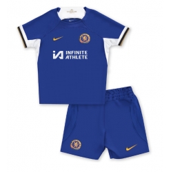 Fotbollsset Barn Chelsea Hemmatröja 2023-24 Mini-Kit Kortärmad (+ korta byxor)