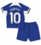 Fotbollsset Barn Chelsea Mykhailo Mudryk #10 Hemmatröja 2023-24 Mini-Kit Kortärmad (+ korta byxor)
