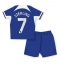 Fotbollsset Barn Chelsea Raheem Sterling #7 Hemmatröja 2023-24 Mini-Kit Kortärmad (+ korta byxor)