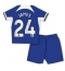 Fotbollsset Barn Chelsea Reece James #24 Hemmatröja 2023-24 Mini-Kit Kortärmad (+ korta byxor)