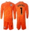 Fotbollsset Barn Chelsea Robert Sanchez #1 Målvakt Hemmatröja 2024-25 Mini-Kit Långärmad (+ korta byxor)