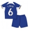 Fotbollsset Barn Chelsea Thiago Silva #6 Hemmatröja 2023-24 Mini-Kit Kortärmad (+ korta byxor)