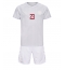 Fotbollsset Barn Danmark Pierre-Emile Hojbjerg #23 Bortatröja VM 2022 Mini-Kit Kortärmad (+ korta byxor)