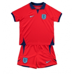 Fotbollsset Barn England Bortatröja VM 2022 Mini-Kit Kortärmad (+ korta byxor)