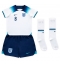 Fotbollsset Barn England Jordan Henderson #8 Hemmatröja VM 2022 Mini-Kit Kortärmad (+ korta byxor)
