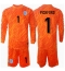 Fotbollsset Barn England Jordan Pickford #1 Målvakt Hemmatröja EM 2024 Mini-Kit Långärmad (+ korta byxor)