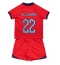 Fotbollsset Barn England Jude Bellingham #22 Bortatröja VM 2022 Mini-Kit Kortärmad (+ korta byxor)