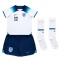 Fotbollsset Barn England Jude Bellingham #22 Hemmatröja VM 2022 Mini-Kit Kortärmad (+ korta byxor)