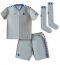 Fotbollsset Barn Everton Ashley Young #18 Tredje Tröja 2023-24 Mini-Kit Kortärmad (+ korta byxor)