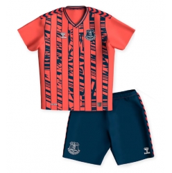 Fotbollsset Barn Everton Bortatröja 2023-24 Mini-Kit Kortärmad (+ korta byxor)