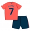 Fotbollsset Barn Everton Dwight McNeil #7 Bortatröja 2023-24 Mini-Kit Kortärmad (+ korta byxor)