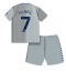 Fotbollsset Barn Everton Dwight McNeil #7 Tredje Tröja 2023-24 Mini-Kit Kortärmad (+ korta byxor)
